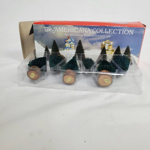Liberty Falls Six Miniature Trees Accessory Set - Picture 3 of 5